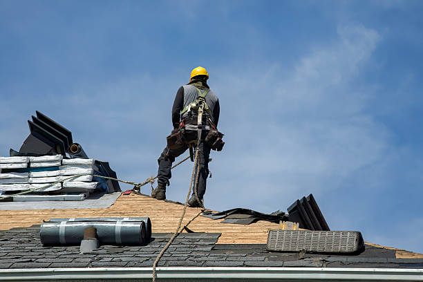 Professional Roof Replacement technician working in Broad Brook, CT